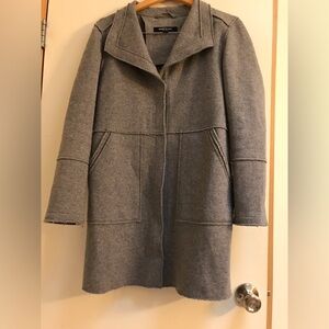 Kenneth Cole New York Wool Blend Car Coat Jacket Petite XS